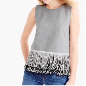 J. Crew Fringe Top